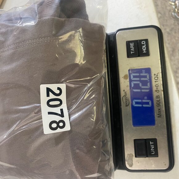 Gymshark Legacy Cropped Hoodie Top Womens Size S Brown Fitness Athleisure Pullo - Picture 8 of 8